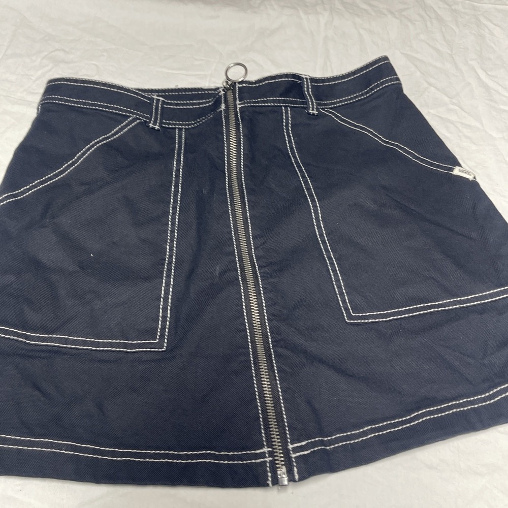 Vans Women Short Skirt Medium Black/white - Picture 5 of 12